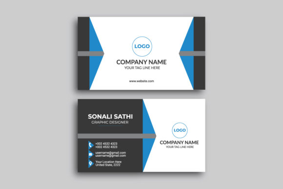 Business Card Template Design Printready Gráfico Plantillas de Impresión Por Sonali Sathi