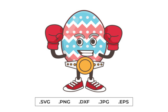 Easter Egg Mascot   Illustration Artisanat Par dendysign