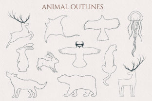 Hand Drawn Celestial Animals Collection Graphic Illustrations By Kirill's Workshop 4