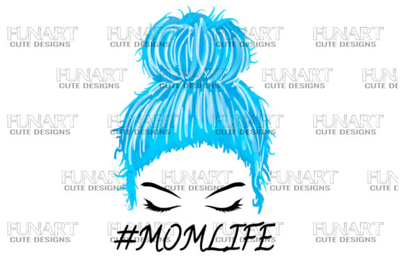 MOM LIFE ,RACE LIFE ,CLIPART, PNG COLORS Graphic Illustrations By Fundesigns