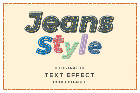 Editable Illustrator Text Style Effect Grafik Grafik-Vorlagen Von gdreza