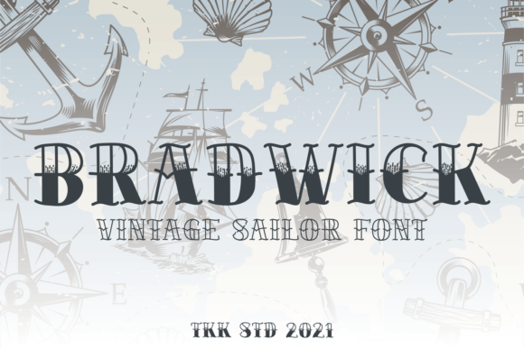 Bradwick Display Font By tokokoo.studio
