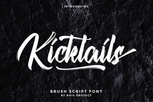 Kicktails Script & Handwritten Font By RaisProject