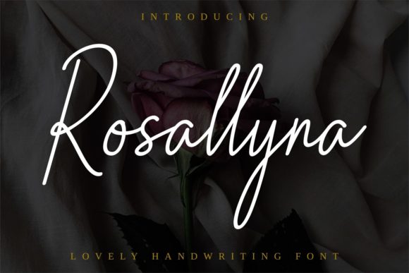 Rosallyna Script & Handwritten Font By The Grateful Studio
