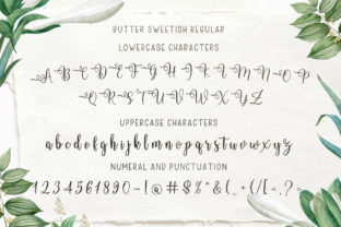 Butter Sweetish Script & Handwritten Font By softcreative50 5