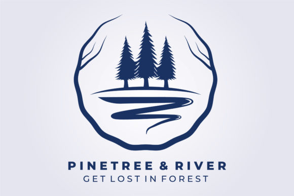Riverside Tree Forest Logo Adventure Graphic Logos By Lodzrov