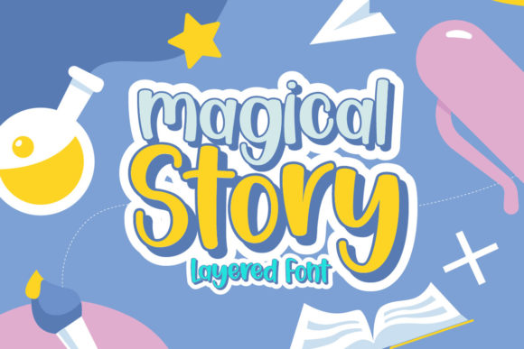 Magical Story Display Font By Gilar Studio