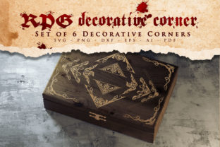 RPG - Decorative Corners, Ornament Graphic Crafts By LouteCrea 1