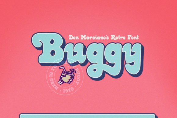 Buggy Display Font By DonMarciano