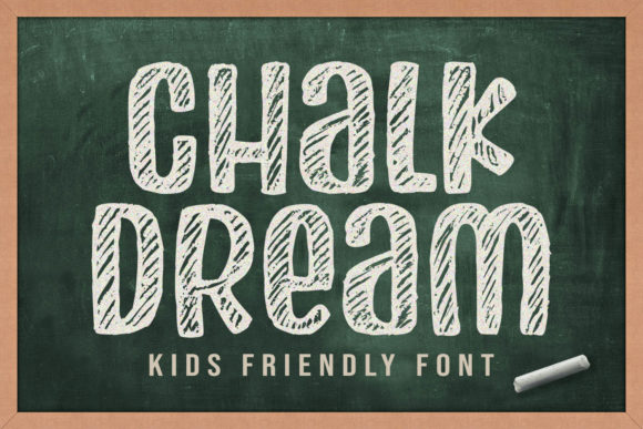 Chalk Dream Display Font By Orenari