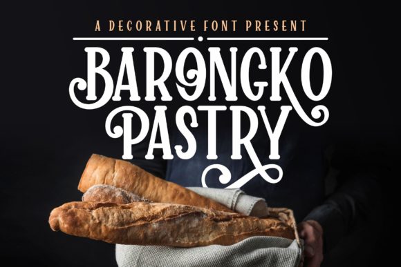 Barongko Pastry Serif Font By awansenja.type