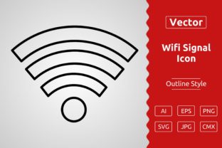 Vector Wifi Signal Outline Icon Design Grafica Icone Di Muhammad Atiq