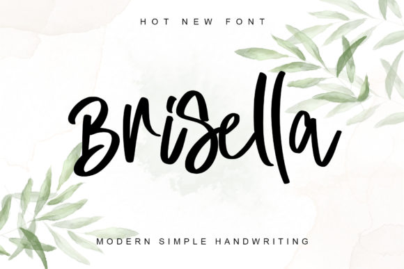 Brisella Script & Handwritten Font By thomasaradea