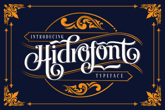 Hidro Serif-Schriftarten Schriftart Von Alit Design