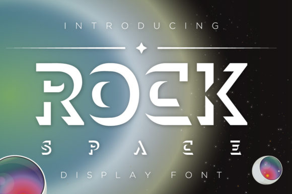 Rock Space Font Display Font Di Gus Grafis