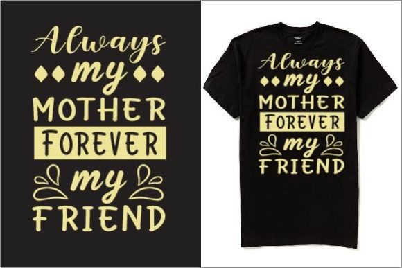 Mom Forever T-Shirt Design Graphic T-shirt Designs By Creative Design