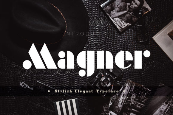 Magner Display Font By geengraphy