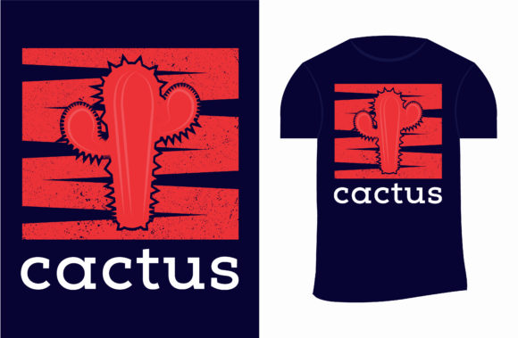 Cactus T Shirt Design 3 Graphic Print Templates By Junaed Ahamed Sakib