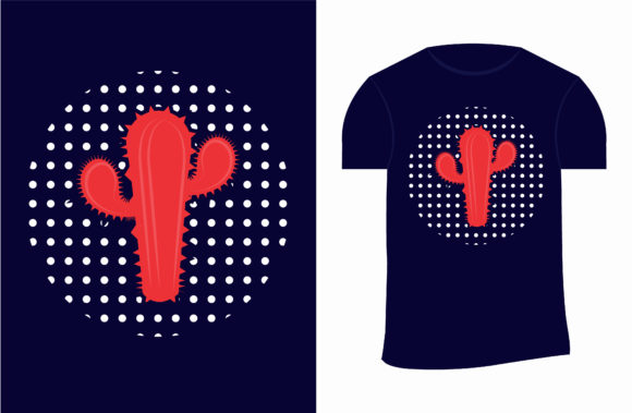 Cactus Tree T Shirt Design 5 Graphic Print Templates By Junaed Ahamed Sakib