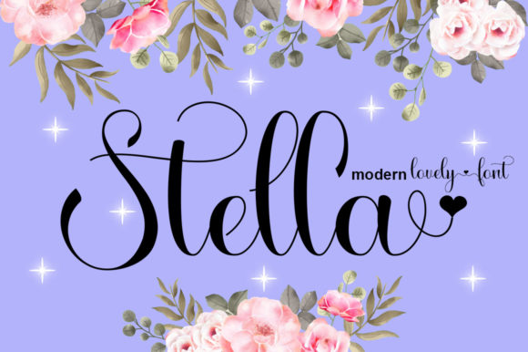 Stella Script & Handwritten Font By Slex_studio