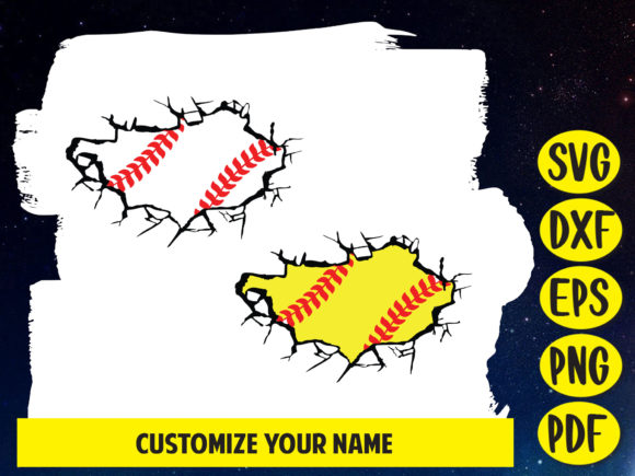 Baseball & Softball Svg Grafika Projekty Koszulek Przez Jennadesignsstore