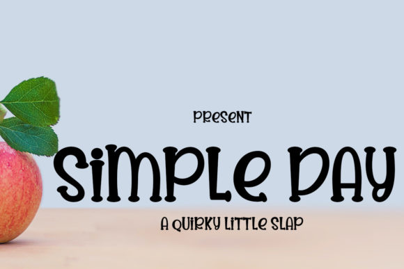 Simple Day Display Font By edwar.sp111
