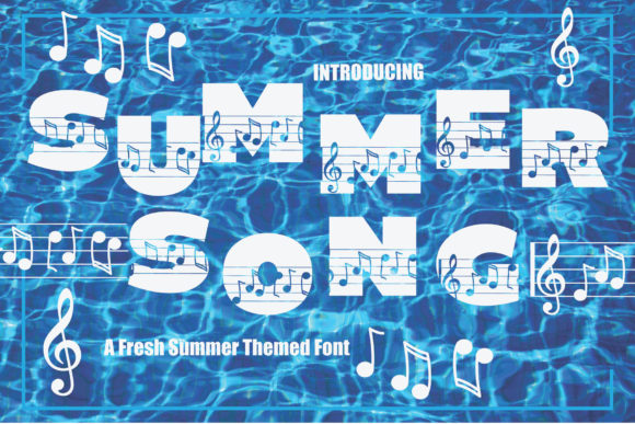 Summer Song Decorative Font By KtwoP
