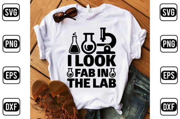 I Look Fab in the Lab Illustration Artisanat Par Crafthill260