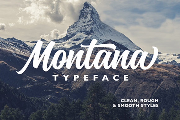 Montana Script & Handwritten Font By getstudio