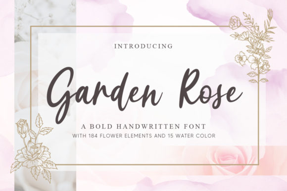 Garden Rose Script & Handwritten Font By Graphix Line Studio