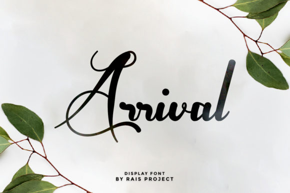 Arrival Script & Handwritten Font By RaisProject