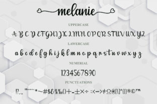 Melanie Fontes Script Fonte Por cavalera creative 4