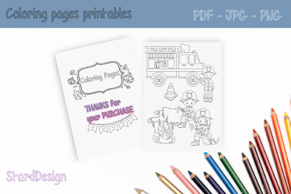Printable Coloring Pages #12 Graphic Coloring Pages & Books Kids By StardDesign