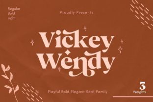 Vickey Wendy Serif Font By Creative Corner 1
