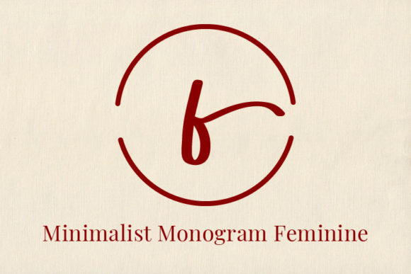 Minimalist Monogram Feminine Decorative Font By Letterayu