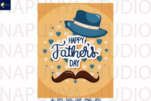 Fathers Day | Greeting Cards | Svg Graphic Illustrations By Na Punya Studio 1