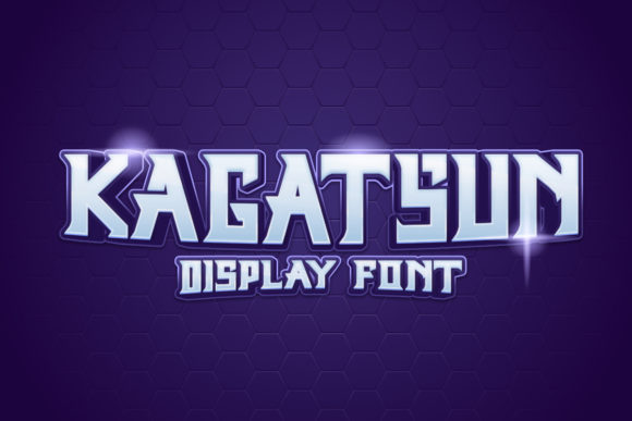 Kagatsun Display Font By Prioritype