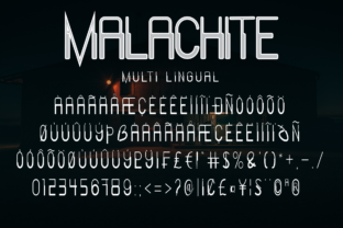 Malachite Sans Serif Fonts Font Door WinType 11