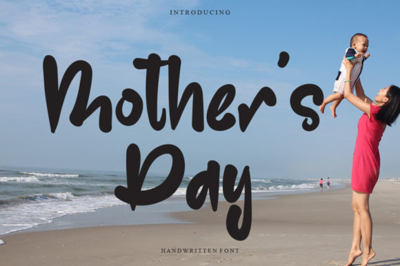 Mother's Day Skript-Schriftarten Schriftart Von Garcio