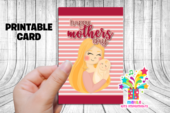 Mother's Day Card #12 Grafik Druck-Vorlagen Von Marila Designs