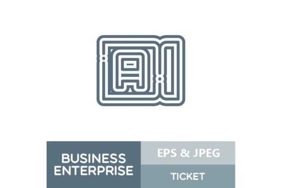 Business Enterprise Icon - Ticket Graphic Icons By beldonbenediktus
