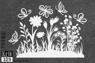 Floral Garden Svg Graphic Crafts By Krit-Studio329 3