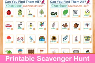 Scavenger Hunt for Kids Graphic K By AfifShop