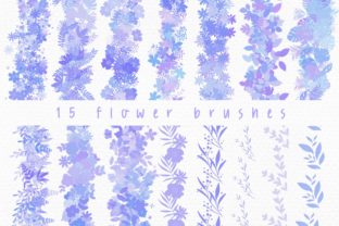 Procreate Flower Brush Graphic Brushes By Jyllyco 2