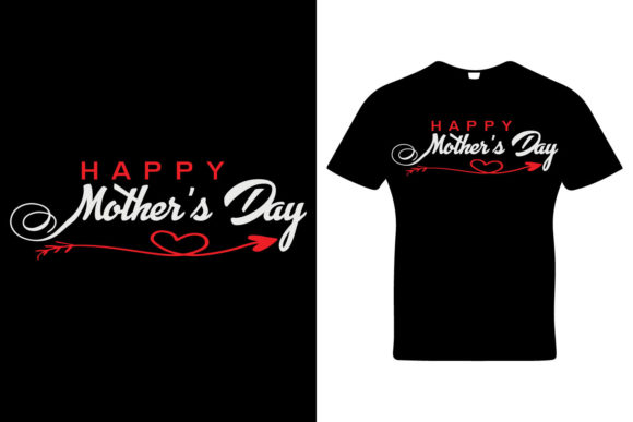Mother's Day T-shirt Design Template Graphic Print Templates By majedul2021