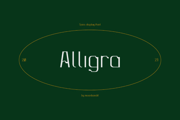 Alligra Display Font By moonbandit
