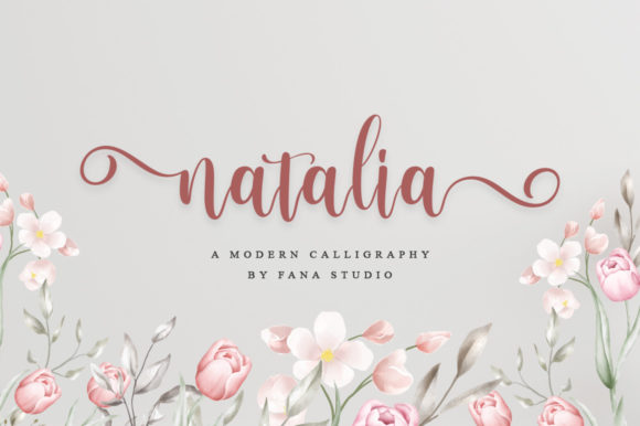 Natalia Script & Handwritten Font By fanastudio