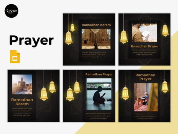 Ramadhan Instagram Feed Template-Prayer Graphic Graphic Templates By crownstudio