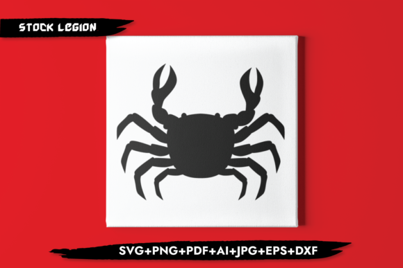 Black Crab Graphic Objects By sidd77