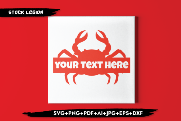 Custom Crab Red Graphic Objects By sidd77
